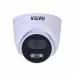 Velvu 2MP Color Night Vision Wired Day/Night 24 Hour Full Color Vision 1080p Full HD with inbuilt Audio Mic Indoor Dome CCTV Surveillance Camera Compatible with 2MP and Above DVR