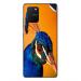 GADGETSWRAP Printed Vinyl Skin Sticker for Samsung Galaxy S10 Lite - Peacock Feathers