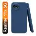 Knotyy Back Cover for realme 11x 5G (Blue, Flexible, Silicon, Pack of: 1)