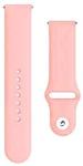 Black Lovies Pink Silicon Smart Watch Strap For Noise Fit Core