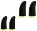 Kimast Black, Yellow Finger Sleeve (Pack Of 4)