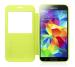TARKAN Usams Yellow Leather Flip Cover Case For Samsung Galaxy S5