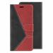 ClickCase Trendy Dual Shade Series For Samsung Galaxy S6 Edge Plus Red and Black Faux Leather Mobile Wallet Flip Cover