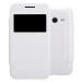 Heartly Samsung Leather White Back Case Cover