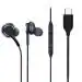 SHOP TRUE CHOICE IS YOURS Earphones Headphones for Samsung Galaxy A73 5G Earphone Original Like Wired Stereo With Built in-line Mic, With Premium Quality Good Sound Call Answer/End Button, Music 3.5mm Aux Audio Jack (TYPE-C, MX14A, Black)