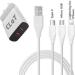 CLAT 18 W 3.4 A Multiport Mobile Charger with Detachable Cable  (White, Cable Included)
