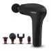 AGARO Icon Gun Massager, 4 Heads, 6 Speed,Percussion Muscle Massager for Full Body Pain Relief of Neck, Shoulder, Back, Foot for Men & Women, Black