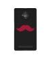 Casotec Pink Mustache Pattern Design Printed Silicon Soft TPU Back Case Cover for Micromax YU Yuphoria