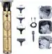 DWISAPTTI Aar Bee World Men Gold Stainless Steel Vintage T9 Hair Trimmer, 120 min (Pack of 1)