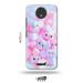 Tweakymod Printed Cute FAces Back Cover For Moto C Plus