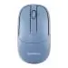 HAPIPOLA Mouse Speed Rechargeable Mouse, 1600 DPI, 2.4 Ghz + Bluetooth 5.0, Plug-and-Play Optical Mouse (Blue)