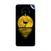 GADGETSWRAP Printed Vinyl Skin Sticker for Oneplus 8 - Yellow Moon