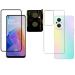 Fabekee Transparent Glass Back Screen Guard With Camera Lens Protector For Oppo F21 Pro 5G