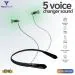 Necktech NT95 Voice Changer ENC Neckband with 5 Types of Voice Changer During Call Bluetooth Headset (Black, True Wireless)