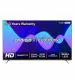 Power Guard 80 cm (32 inches) HD Ready Frameless Smart LED TV PG32S (Black)