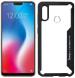 CarryWrap Back Cover for Vivo V9 (Black, Transparent, Grip Case)