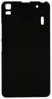 Multronics Black Rubber Back Cover Compatible With Lenovo A7000