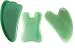 Getmecraft 3 Pieces Gua Sha Scraping Massage Tool, Jade Gua Sha Stone Anti Ageing Guasha Stone Scraping Board Tool for SPA Face and Body Skin Caring