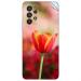 GADGETSWRAP Printed Vinyl Skin Sticker for Samsung Galaxy A53 (5G) - Red Yellow Flower Petals