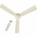 Sameer Auster 5 Star Energy Saving 28 Anti Dust BLDC Motor with Remote 1200 mm 3 Blade Ceiling Fan, White
