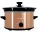 Pringle FW-1809, 4L, 210W, Electric Slow Cooker with Ceramic Pot and Glass Lid, Copper