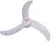 SUBHASH (16inch) Fan blade for Bullet Farata fan Table fan Pedestal fan Cabin fan (8mm shaft-white)