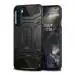 KAPAVER Oneplus Nord Black Plastic, Thermoplastic Polyurethane Shock Absorbent Back Cover 18.0 x 8.3 x 1.2 cm