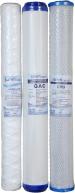 Pireti-Aqua Polypropylene, Carbon Filter Set Wound Gac And Cto (Pack Of 3)