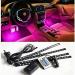 AUTO BEAST Born To Aspire Car Interior Decorative LED Lighting Kit with Sounds Activated Wireless IR Remote Control