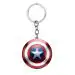 Gabbar All Marvel Series Key Ring with Electric Rechargeable Lighter (Captain America Shield)