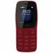 Nokia 105 Plus Single SIM, Keypad Mobile Phone with Wireless FM Radio, Memory Card Slot and MP3 Player | red