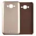 Tarkan Gold Leather Back Cover For Samsung Galaxy E7
