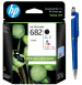 HP 682 Color/Black Ink Cartridge Combo 2-Pack With ITGLOBAL 3in1 Multi-Function Pen