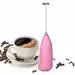 GLUN Wireless Portable Milk Foam Maker Hand Blender Mixer Froth Whisker ,PINK Pack of 1