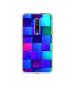 Casotec Blocks Rainbow 3D Graphics Design Printed Silicon Soft TPU Back Case Cover for OnePlus 7 Pro