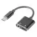 CLGD 2 in 1 Type-C to 3.5 mm Head Aux Audio USB Cable and Headphone Splitter