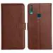 Orosky Vivo Y11 Flip Back Cover, Full Body Protection Wallet Style Magnetic Closure Leather Flip Cover Case for Vivo Y11 (Brown)