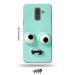 Tweakymod Printed Funny FAce Emoji Back Cover For Samsung A6 Plus