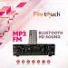 Firetouch FM Radio with Bluetooth Speaker with Powerful Sound, (Deluxe)- Remote Control Bluetooth(Black)
