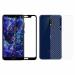 Kite Digital Nokia 5.1 Plus Back Screen Protective Film Carbon Fiber Skin Transparent Screen Guard Sticker + 5D/6D/11D/21D Black Premium Tempered Glass Screen Protector