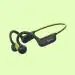 NG EarSafe Open Ear Bluetooth Wireless Headphones with Mic (Green & Black)