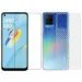 Kite Digital Oppo A54 Back Screen Protective Film Carbon Fiber Skin Transparent Sticker + Transparent Tempered Glass Screen Protector with Full Screen Coverage [Except Edges]