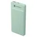 Portronics Luxcell B 10K 10000 mAh 22.5W Output with Dual Ports Power Bank (Green)