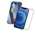 youth Mobi Iphone 12 Glass Screen Protector Guard with Transparent Silicon Back Cover (Pack of 2)