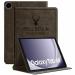 ProElite Cover for Samsung Galaxy Tab A9 8.7 inch, Deer Flip case Cover for Samsung Galaxy Tab A9 8.7 inch, Coffee