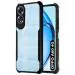 Fashionury Shockproof Crystal Clear Back Cover Case for Oppo A60 4G | 360 Degree Protection | Protective Design | Transparent Back Cover Oppo A60 4G (Black Bumper)