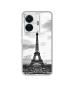 Casotec Eiffel Tower Design Printed Silicon Soft TPU Back Case Cover for Vivo T1 44W 4G