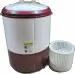 Hilton 3 kg Single-Tub Washing Machine with Spin Dryer Portable Single Tub Washer - The Laundry Alternative Portable Clothes Washer Travel Washing Machine With Spin Dryer (Maroon)