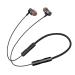 ERD WE-21 Bluetooth v5.0 Earphone Neckband with Dual Pairing, 18hrs Playback, One Touch Voice Assistant, IPX5 Water Resistance & Compatibility Android & iOS Devices, Tablet, Laptop (Black)
