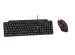 iVoomi Ziggy Multimedia Wired keyboard + Robot wired Mouse Combo Set Black